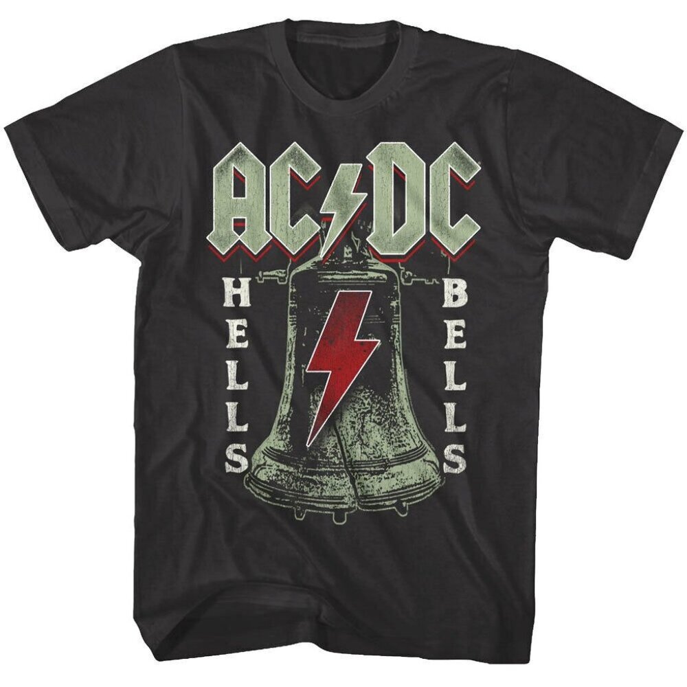 ACDC Hells Bells Retro Band Shirt Classic Rock T-Shirt 81